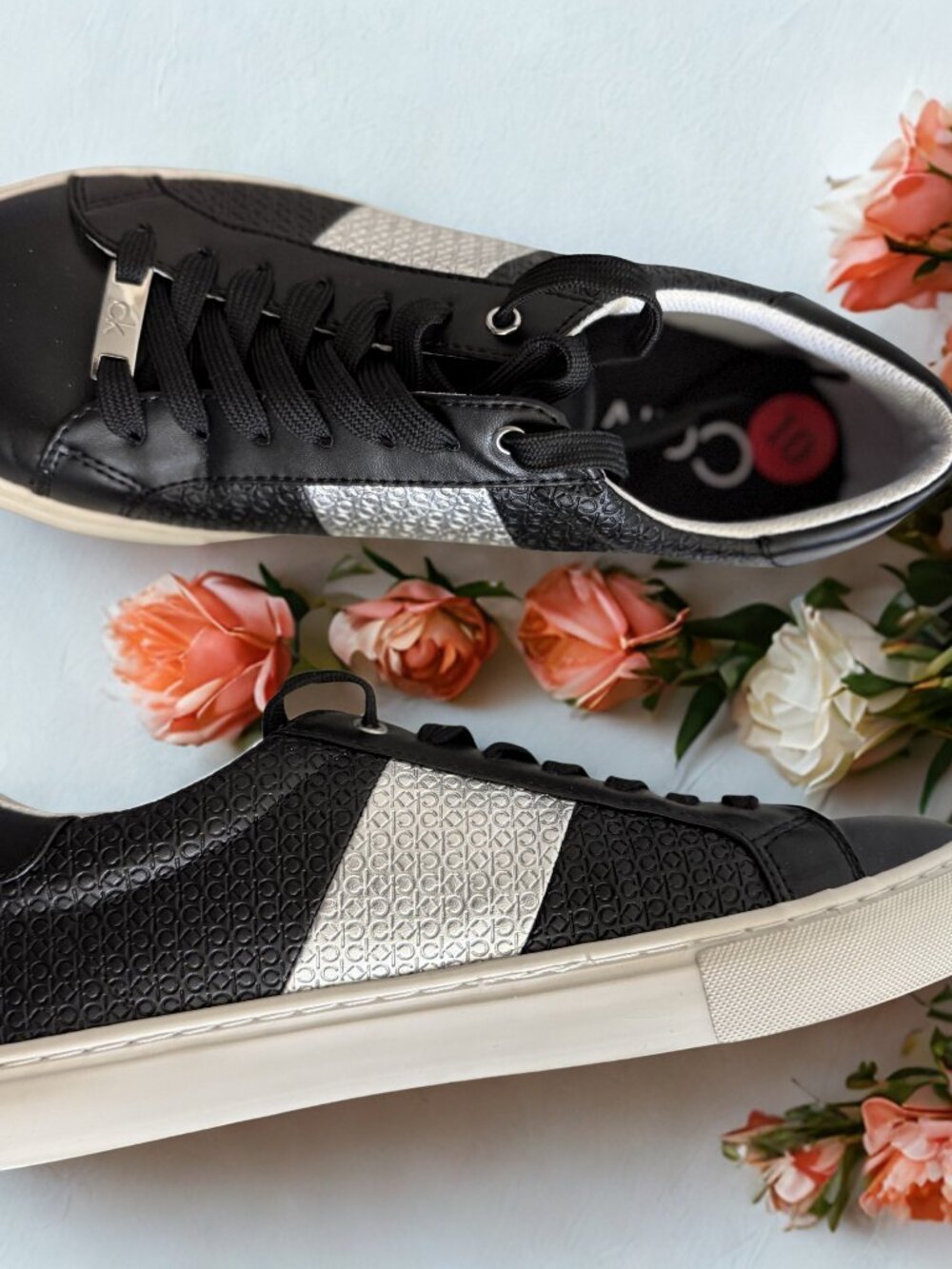Calvin Klein Black & Silver Sneaker